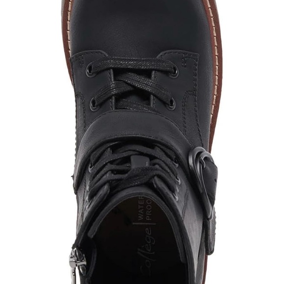 Aqua College Lace-Up Combat Boots Size 7.5 waterproof New - Picture 3 of 11